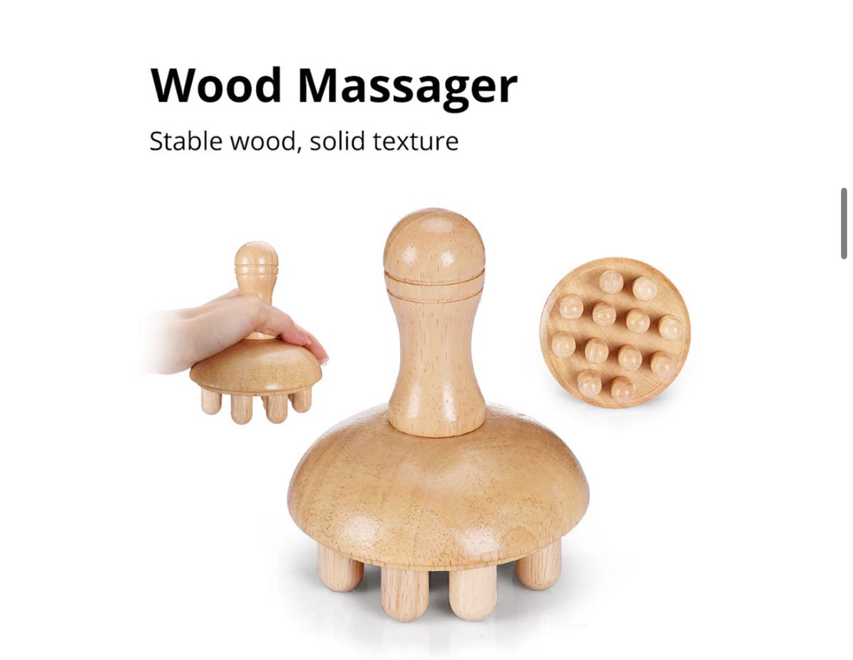 Mushroom Wood therapy tool